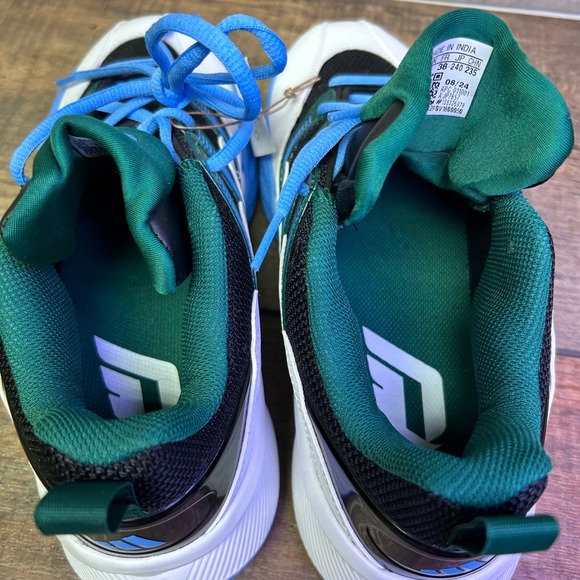 Adidas Dame Certified 3 Low Basketball Shoes White/Green/Blue Size 5.5 NWOB - Picture 9 of 10